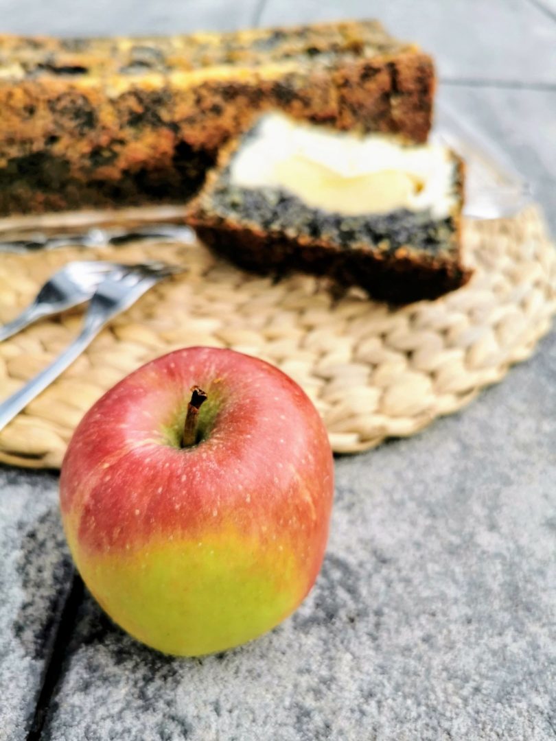 Mohn, Apfel und Quark - ein leckerer Kuchen mit Effekt: Rezept mit Schritt für Schritt Anleitung auf Cappotella, dem Foodblog im XXL-Format