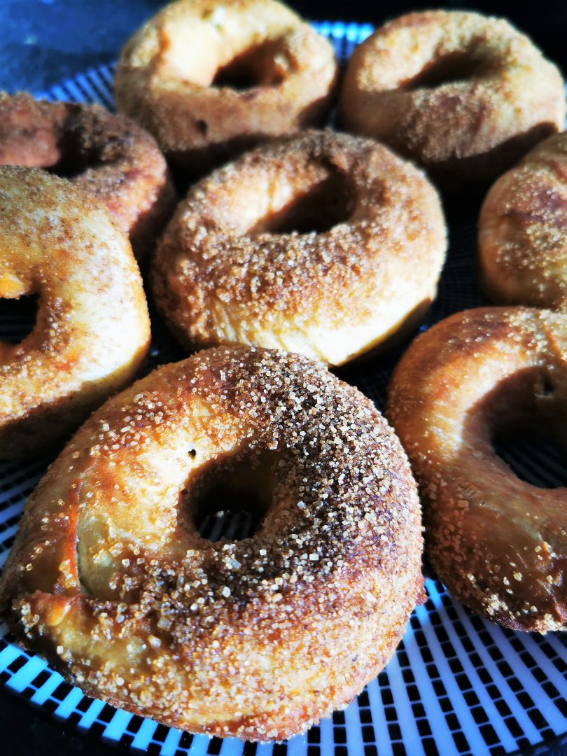 Donuts aus Hefeteig mit Zimtzucker - ein kinderleichtes Rezept ohne Donutmaker